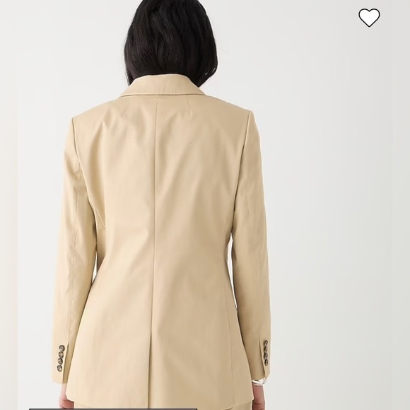 J Crew Willa blazer in lightweight chino Item BG120 - Picture 2 of 4